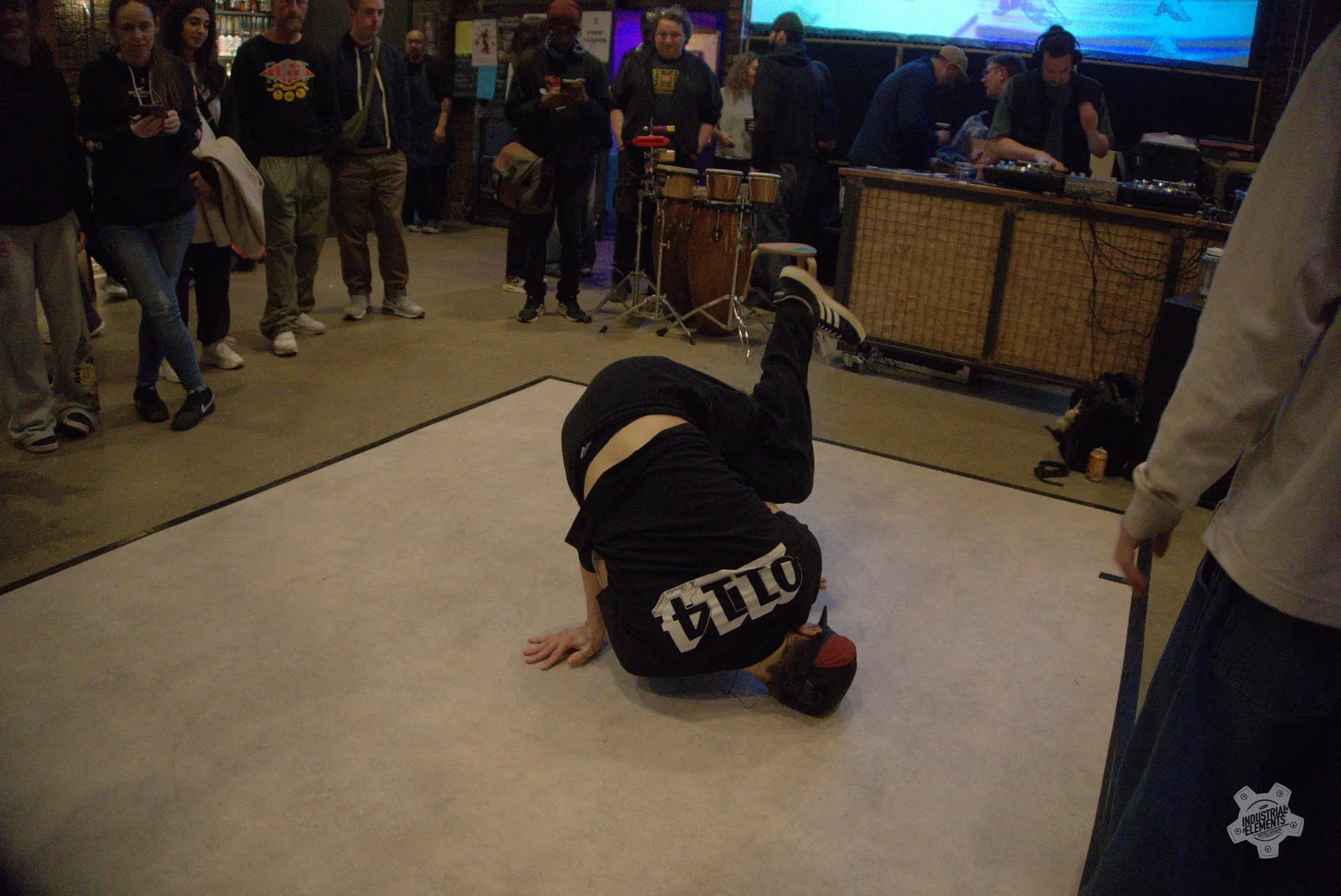 Breaker in motion during an Industrial Elements showcase